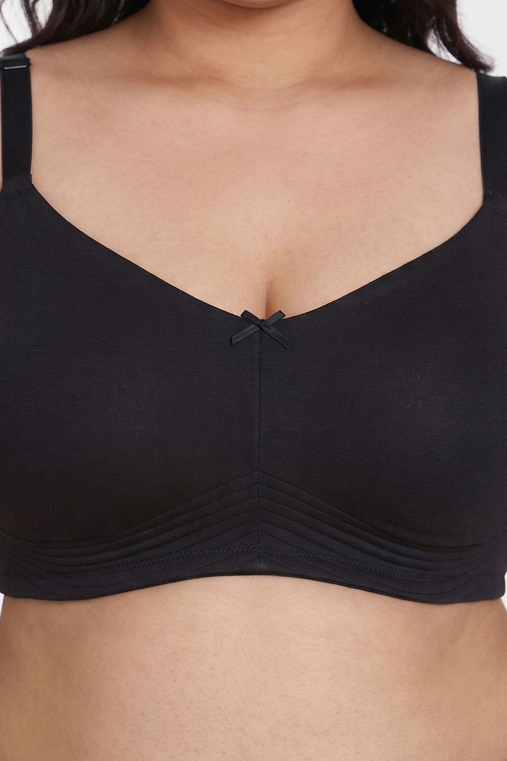 Zivame True Curv Double Layered Non Wired Full Coverage Super Support Bra - Tap Shoe — image 5